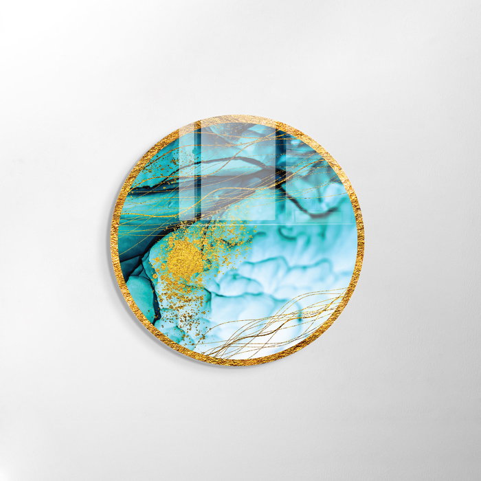 Wallity Cuadro decorativo de vidrio templado Multicolor 60 cm